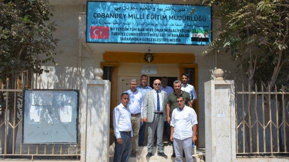 İl Milli Eğitim Müdürümüz Suriyedeki bazı eğitim öğretim kurumlarını ziyaret etti.